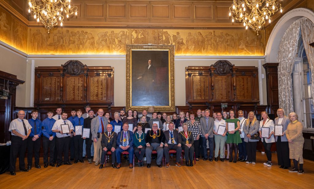 Group photo of all attendees of the Commonweal Fund Award Ceremony.