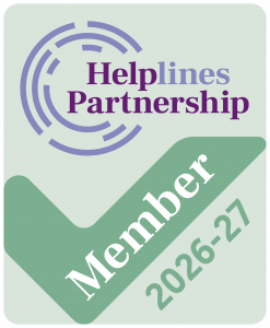 Proud to be part of the Helplines Partnership Membersin 2026
