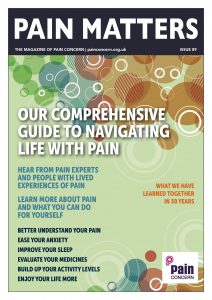 Pain Matters Issue 89 front cover